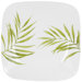 Square Bamboo Leaf 10.25" Dinner Plate
