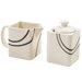 Simple Lines Sugar and Creamer Set