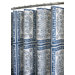 Medallion Tiles Shower Curtain in Ocean Blue / White