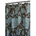 Peony Shower Curtain in Coffeebean / Light Aegean