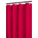 Dorset Solid Shower Curtain in Red