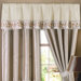 Bloom Valance in Ivory / Taupe