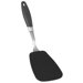 Black Flexible Large Turner with Gray Handle