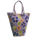 Natural Lavender Rose Jute Tote Bag