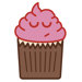Sweets and Confections with Cupcake Painting