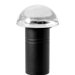 Cast Aluminum Mushroom Head Bollard Light in Black