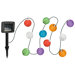 Fabric Lantern 10 Light Solar String Light Set