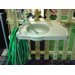 Outdoor Sink with Large Work Space and Hose Reel