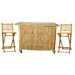 3 Piece Set with Bamboo Tiki Bar