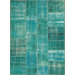 Patchwork Light Blue Rug