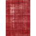 Overdyed Red Rug