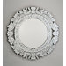 Radiance 33" Round Traditional Cut Glass and Wall Mirror