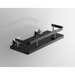 Bathroom Shelf with Rail and Chrome Mounting