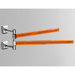 Two Arm Swivel Towel Bar with Chrome Mount