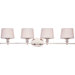 Crystal Ball Vanity Light in Polished Nickel