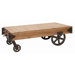Loft Wood Utility Cart / Coffee Table