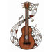 Loft Metal Music Wall Plaque