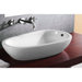 15.55" X 27.56" Oval Bathroom Vessel Sink
