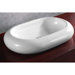 15.75" X 6.3" Oval Bathroom Vessel Sink
