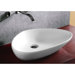 15.16" X 5.51" Oval Bathroom Vessel Sink