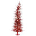 Colorful Laser 4' Red Artificial Christmas Tree
