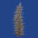 Colorful Laser 5' Champagne Artificial Christmas Tree
