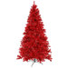 7' Artificial Christmas Tree in Red