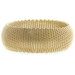 Gold-Tone Thick Woven Bracelet