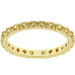 Rhodium Bonded Cubic Zirconia Eternity Ring