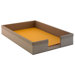 Letter Tray in Patent Leather Croc Beige