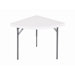 60" Small Half Circle Folding Table