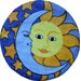 Fun Shape High Pile Day and Night Kids Rug