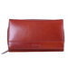 Women's Elegant Shopping Wallet in Cognac