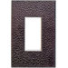 Artitude Black Leather Decorative Light Switch Cover - Single Rocker Switch