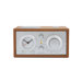 Model Three Clock Radio in Cherry / Silver