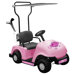 Golf Cart with Golf Bag and Clubs in Pink