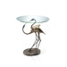 Courting Crane Pair End Table