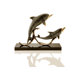 Sailor's Delight Double Dolphins Statue
