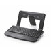 Trendy Stand with Keyboard for Laptops and Notebooks in Black