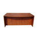 Wood Bow Front Executive Desk Shell