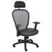 High-Back Professional Managers Mesh Chair with Headrest and Arms