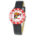 Kid's Iron Man Time Time Teacher Watch in Black with Red Bezel