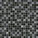 Elida Glass 12" x 12" Mosaic in Marquina Stone