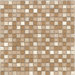 Elida Glass 12" x 12" Mosaic in Romano Stone