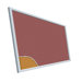 Vin-Tak Tackboard - Aluminum Trim