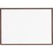 4' x 6' Porcelain Steel Markerboard with Solid Wood Trim