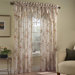 Chantelle Panel and Triple Ascot Valance Set in Natural