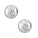 Sterling Essentials Sterling Silver Engraved Half-dome Stud Earrings