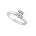 Sterling Essentials Sterling Silver Cubic Zirconia Engagement-inspired Ring