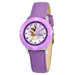 Kid's Tiana Time Teacher Watch in Purple Leather